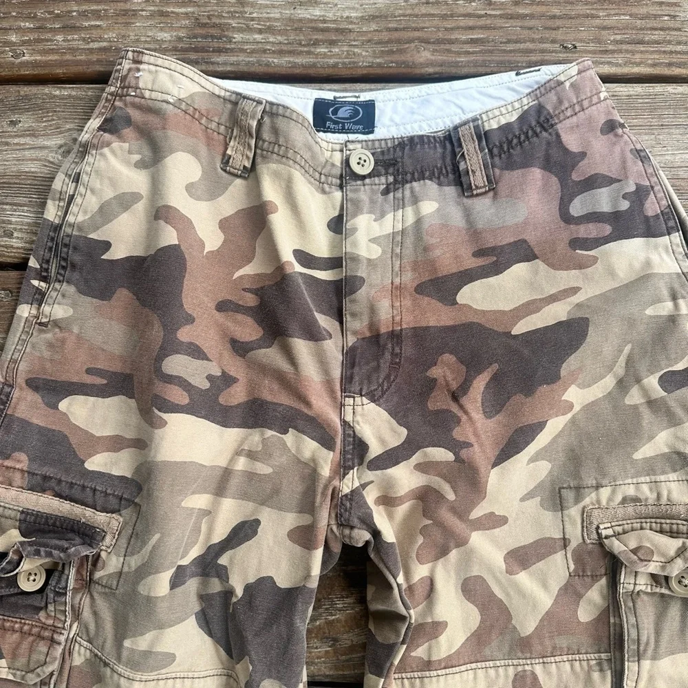 First Wave Men's Camouflage Cargo Pants